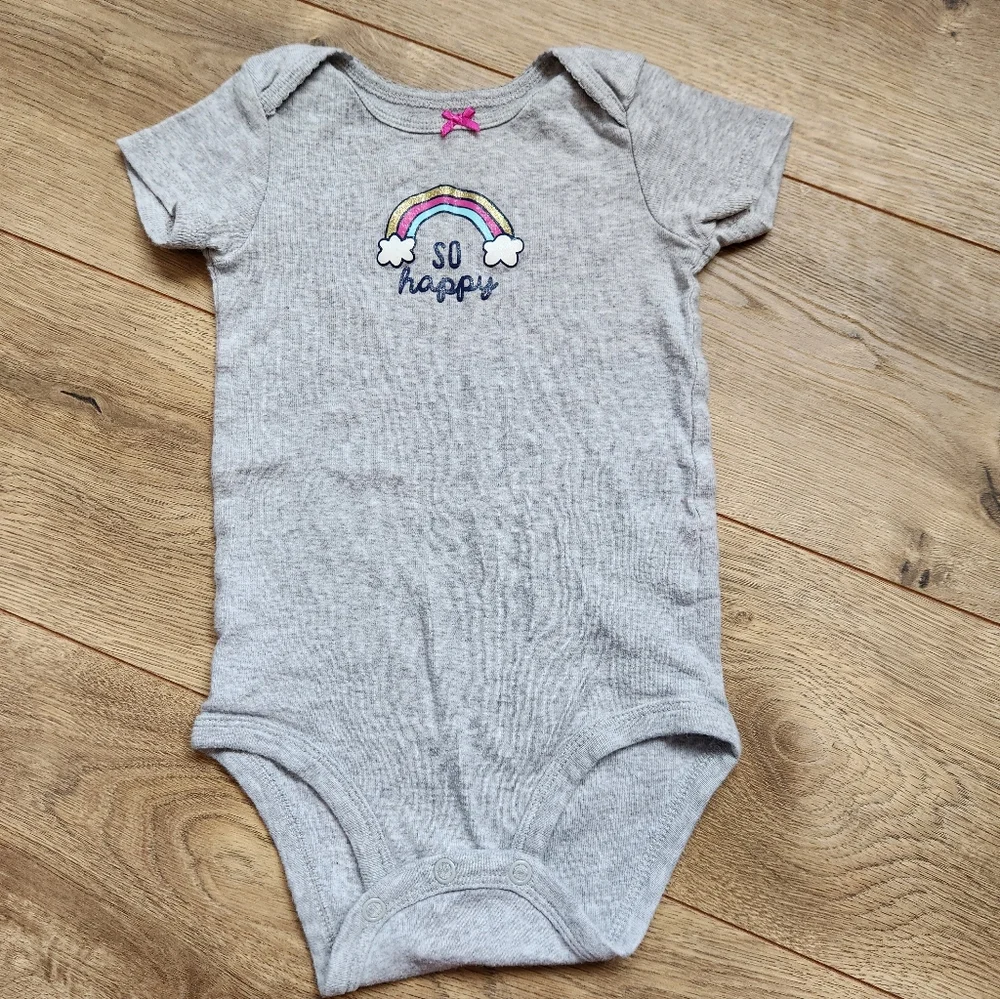 9m Carter's Girls Rainbow Onesie